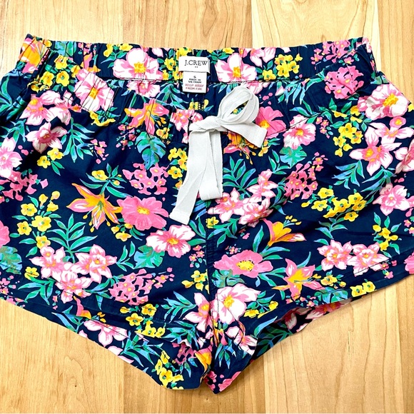 J. Crew Floral and Palm Pajama Shorts - Picture 2 of 5